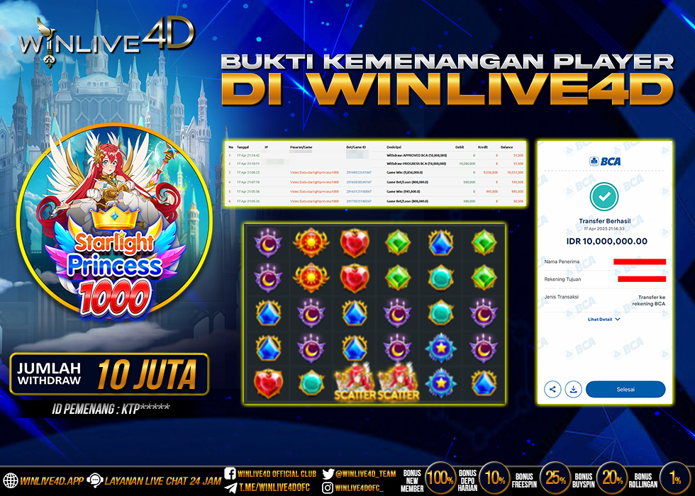 WINLIVE4D JACKPOT starlight-princess-1000-17-4-25.,- LUNAS