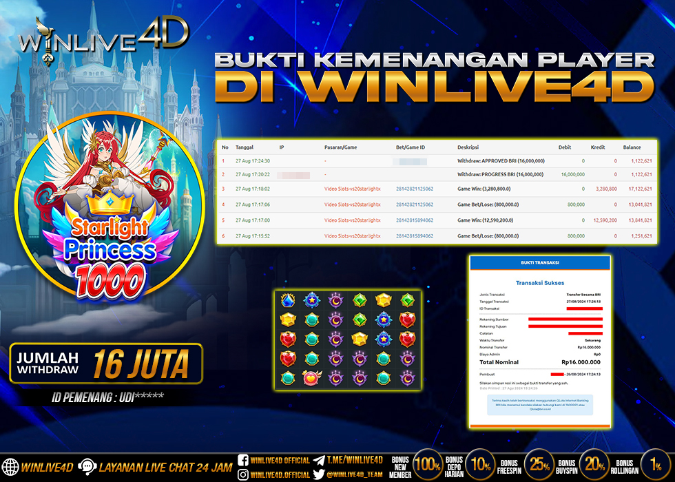 WINLIVE4D JACKPOT SLOT starlight-princess-1000-27-8-24.,- LUNAS