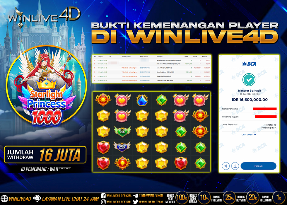 WINLIVE4D JACKPOT starlight-princess-1000-5-12-24.,- LUNAS