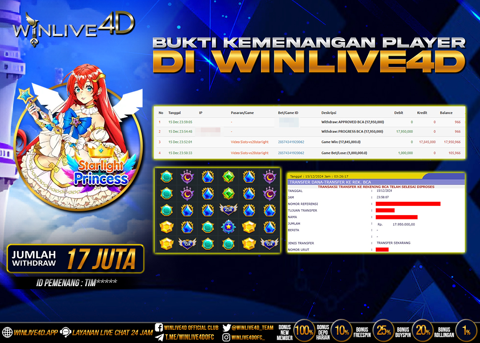 WINLIVE4D JACKPOT starlight-princess-15-12-24,- LUNAS