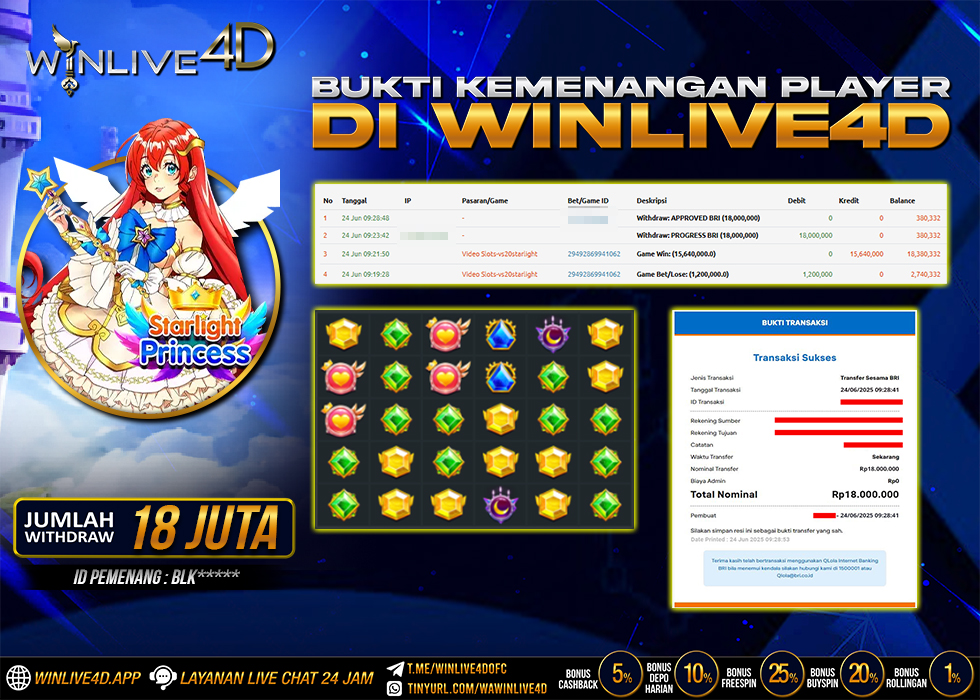WINLIVE4D JACKPOT starlight-princess-24-6-25.,- LUNAS