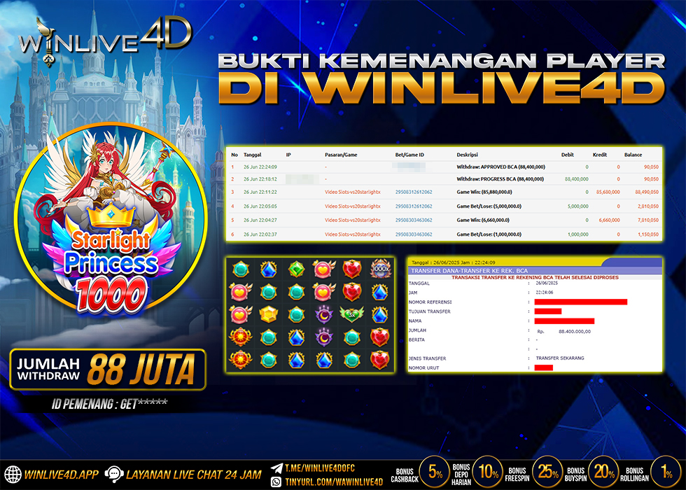 WINLIVE4D JACKPOT starlight-princess-26-6-25.,- LUNAS