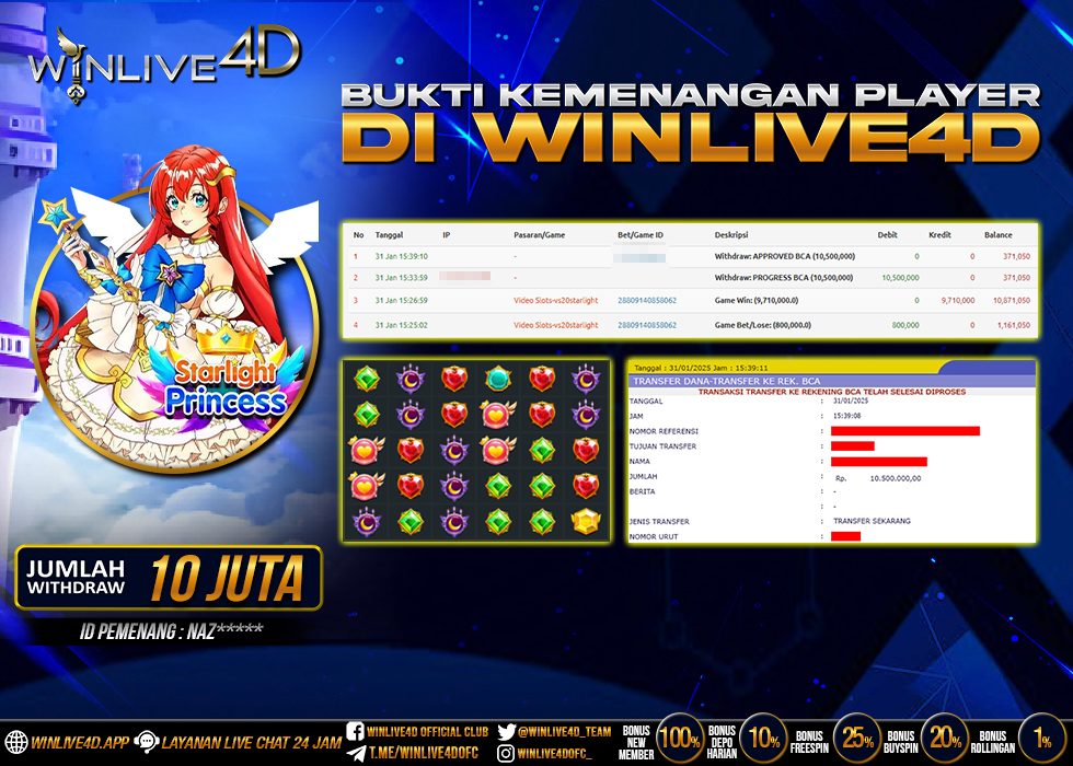 WINLIVE4D JACKPOT starlight-princess-31-1-25.,- LUNAS