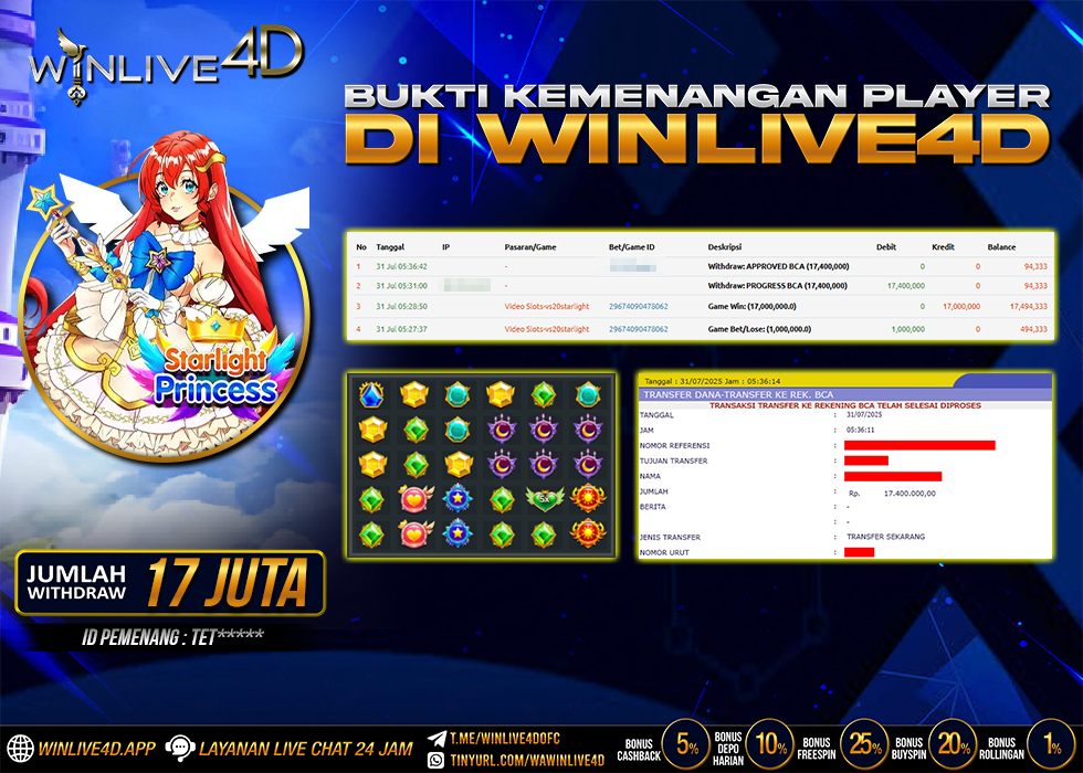 WINLIVE4D JACKPOT starlight-princess-31-7-25.,- LUNAS