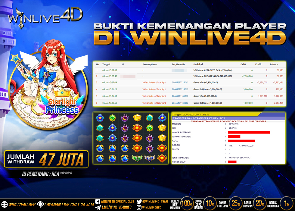 WINLIVE4D JACKPOT starlight-princess-5-1-25.,- LUNAS