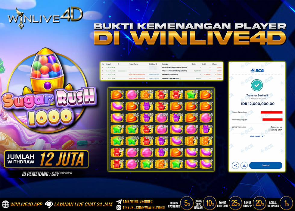 WINLIVE4D JACKPOT sugar-rush-1000-13-6-25.,- LUNAS