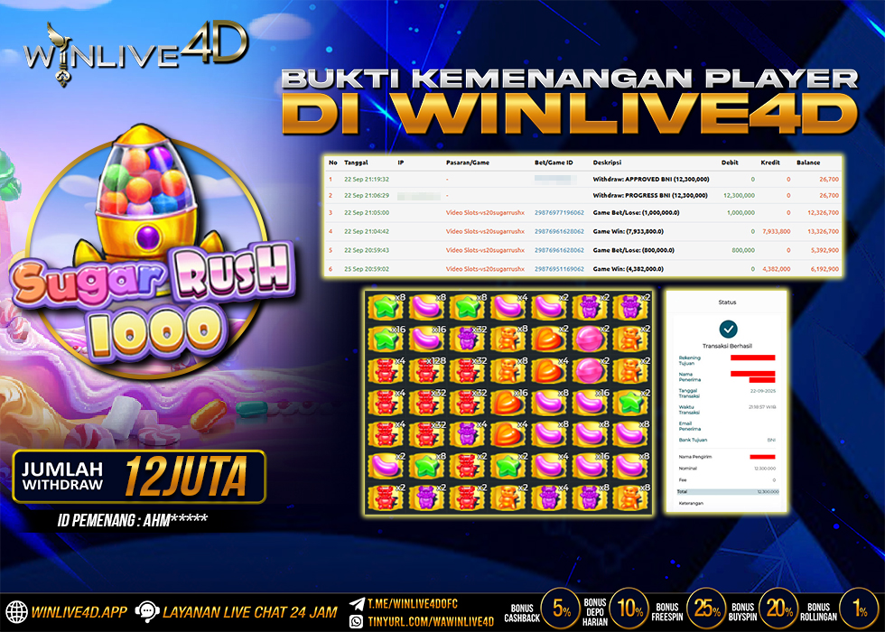 WINLIVE4D JACKPOT.,- LUNAS