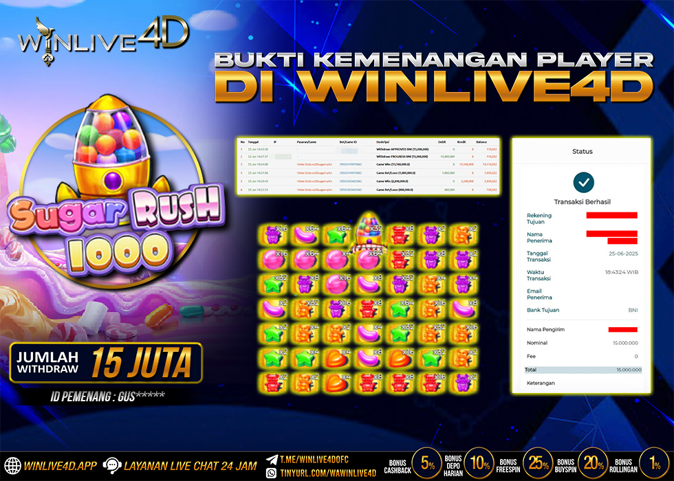 WINLIVE4D JACKPOT sugar-rush-1000-25-6-25.,- LUNAS
