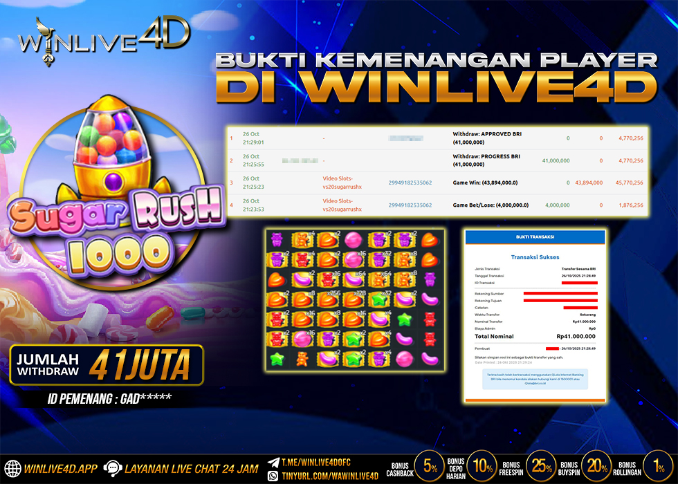 WINLIVE4D JACKPOT.,- LUNAS