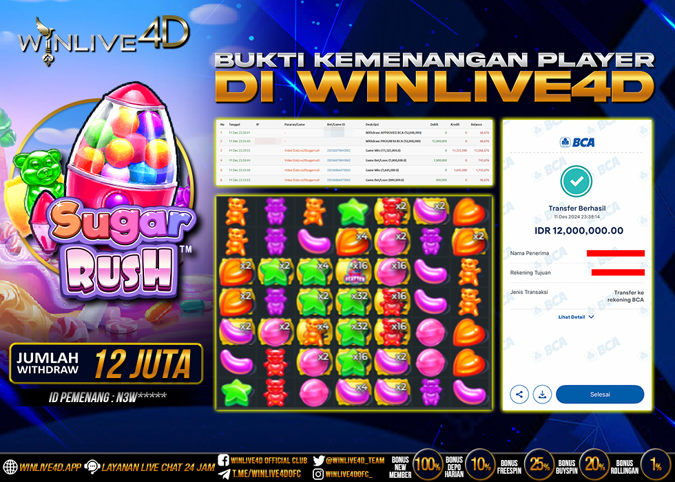 WINLIVE4D JACKPOT sugar-rush-11-12-24,- LUNAS
