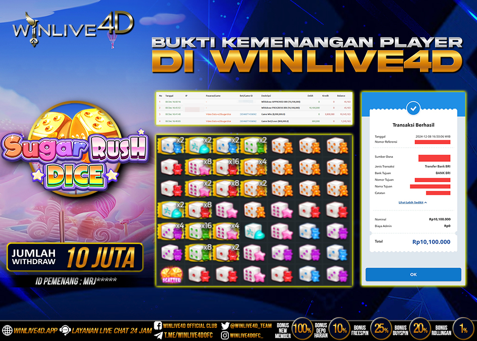 WINLIVE4D JACKPOT sugar-rush-dice-8-12-24.,- LUNAS