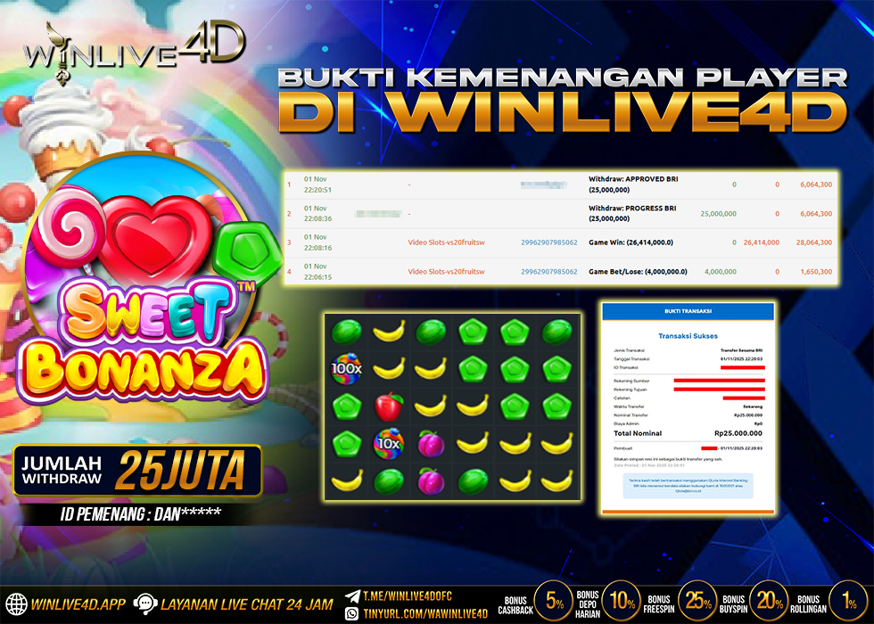 WINLIVE4D JACKPOT.,- LUNAS