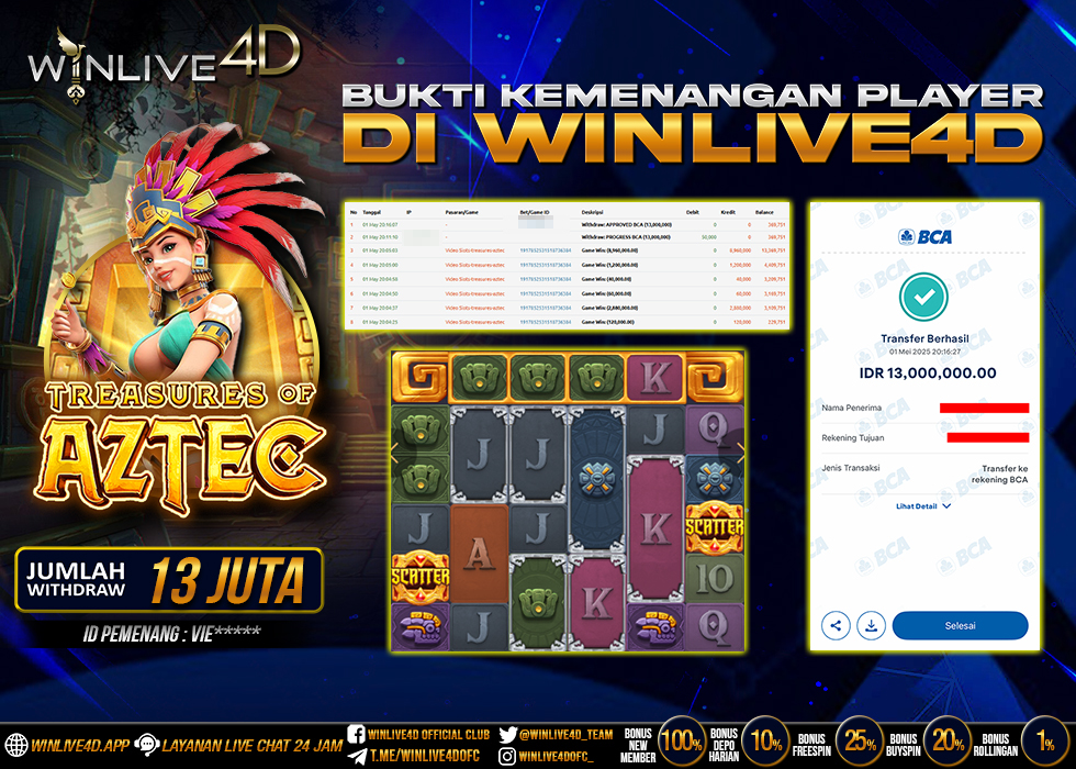 WINLIVE4D JACKPOT treasures-of-aztec-1-5-25.,- LUNAS