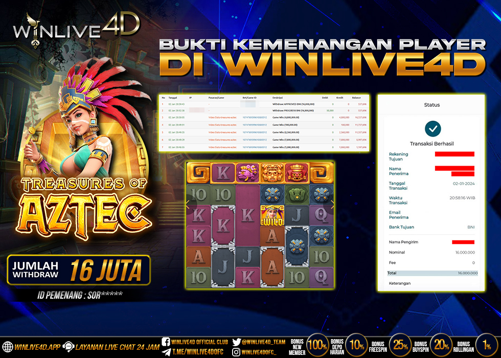 WINLIVE4D JACKPOT treasures-of-aztec-2-1-25.,- LUNAS