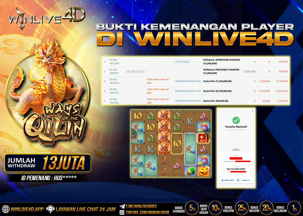 WINLIVE4D JACKPOT.,- LUNAS