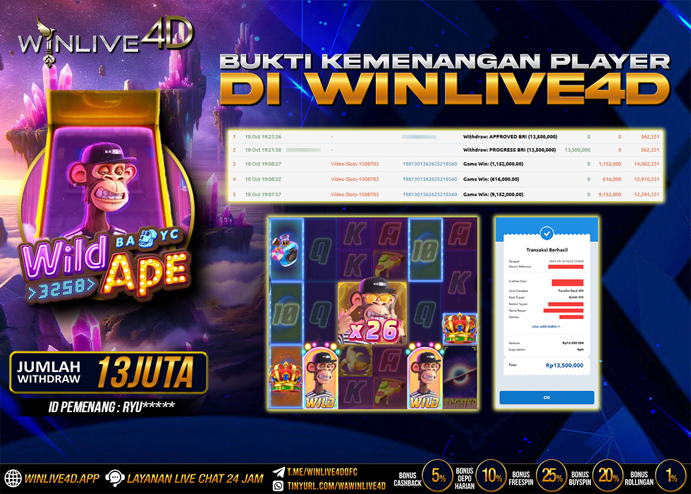 WINLIVE4D JACKPOT.,- LUNAS