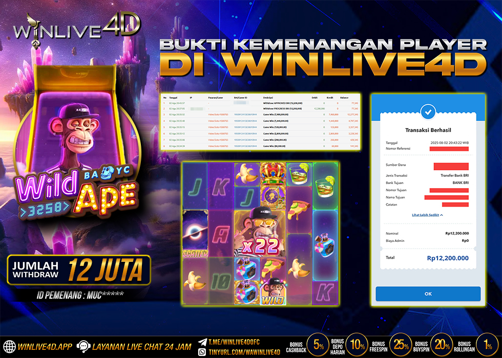 WINLIVE4D JACKPOT wild-ape-2-8-25.,- LUNAS