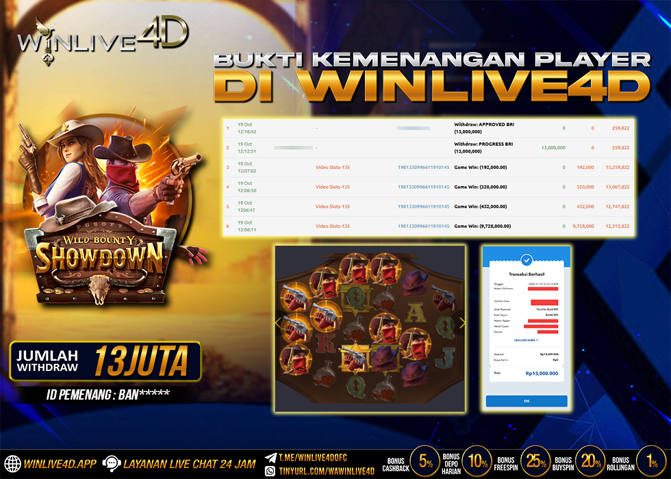 WINLIVE4D JACKPOT.,- LUNAS