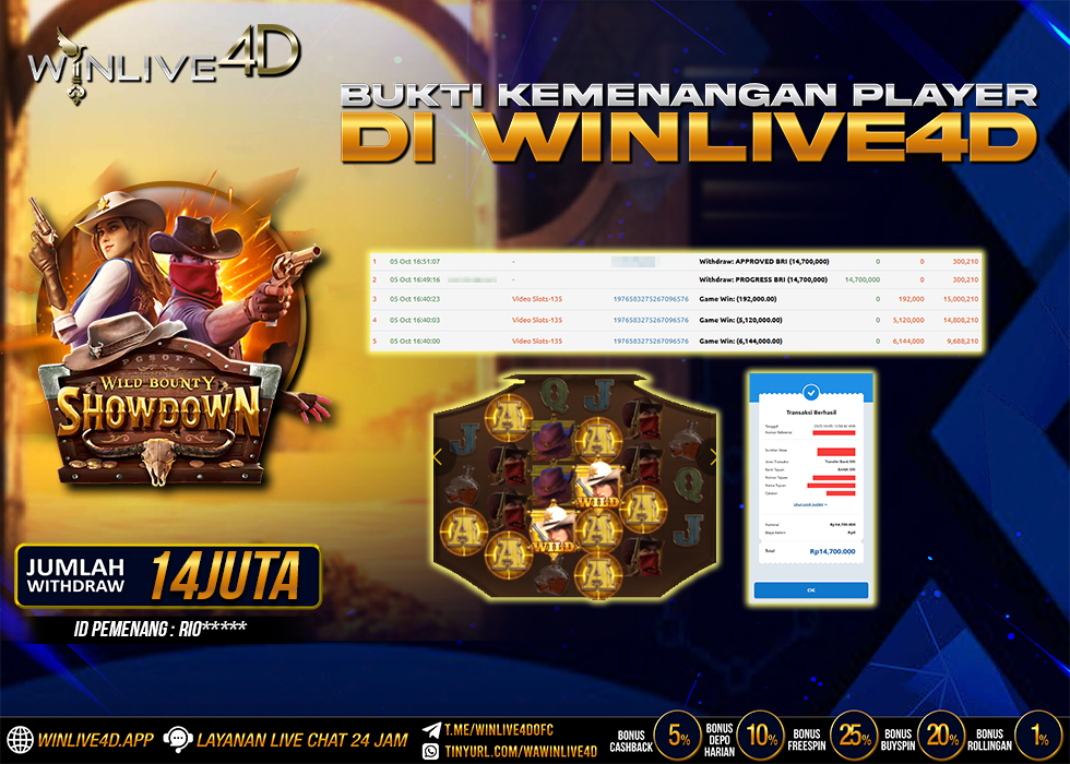 WINLIVE4D JACKPOT.,- LUNAS