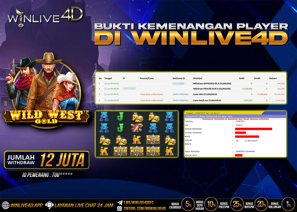 WINLIVE4D JACKPOT wwg-23-6-25.,- LUNAS