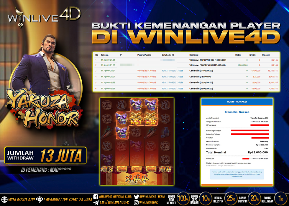 WINLIVE4D JACKPOT yakuza-honor-11-4-25.,- LUNAS