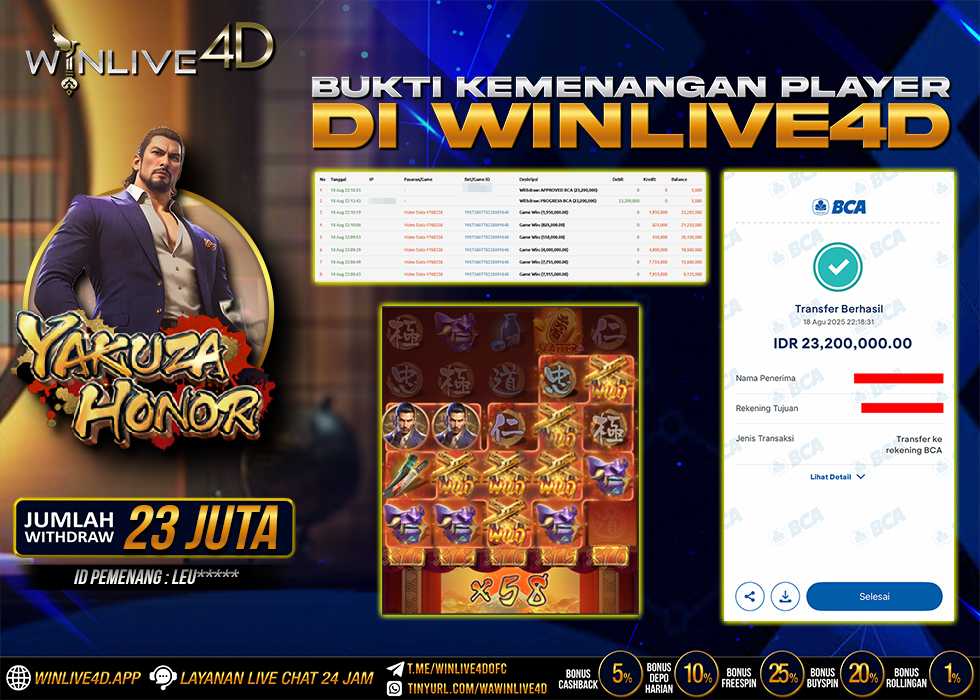 WINLIVE4D JACKPOT yakuza-honor-18-8-25.,- LUNAS