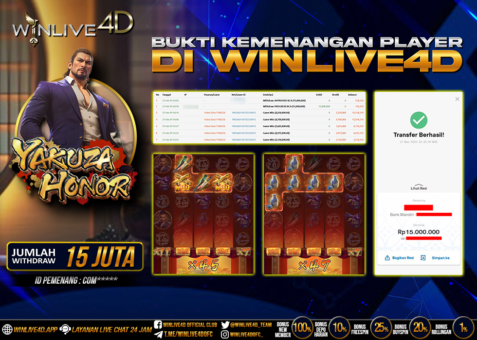WINLIVE4D JACKPOT yakuza-honor-21-3-25.,- LUNAS