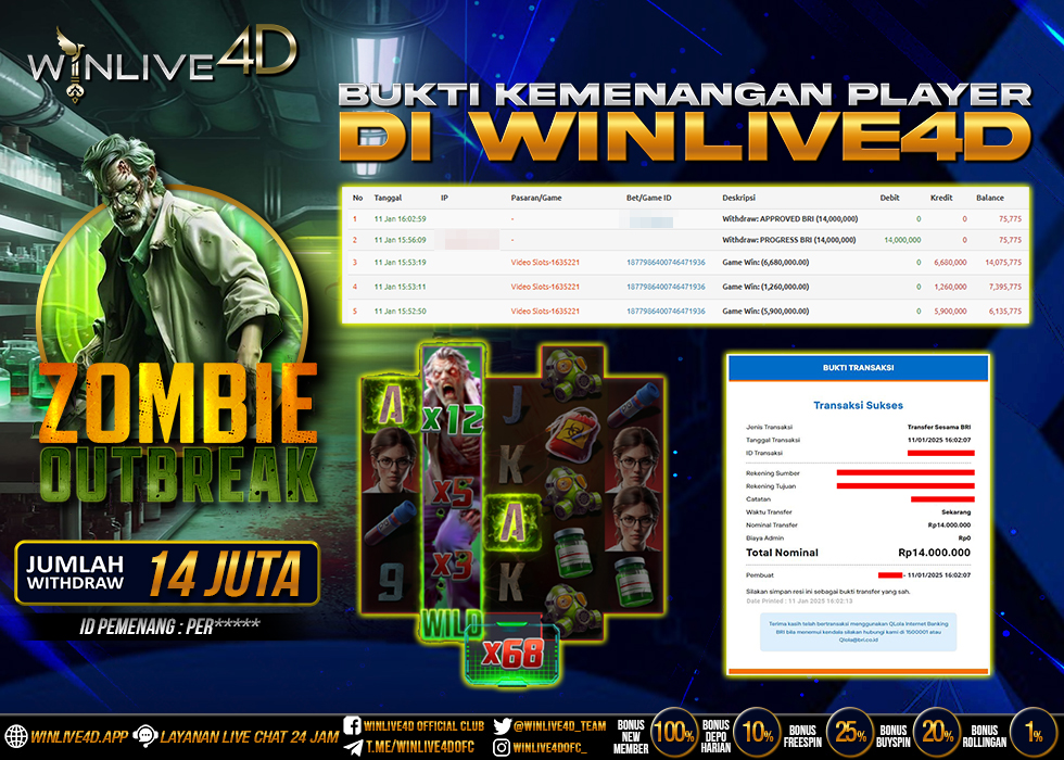 WINLIVE4D JACKPOT zombie-outbreak-11-1-25.,- LUNAS