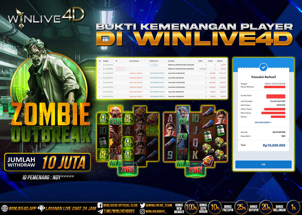 WINLIVE4D JACKPOT zombie-outbreak-25-1-25.,- LUNAS