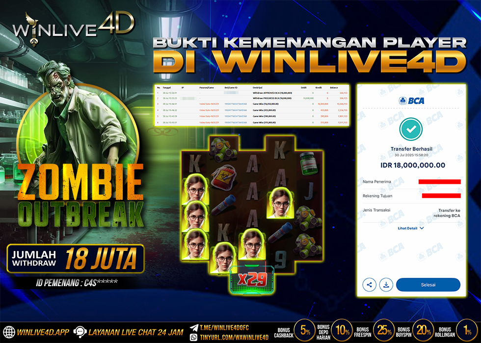 WINLIVE4D JACKPOT zombie-outbreak-30-7-25.,- LUNAS